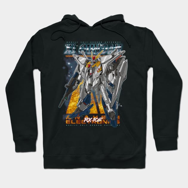 Xi Gundam Hathaway Hoodie by kimikodesign